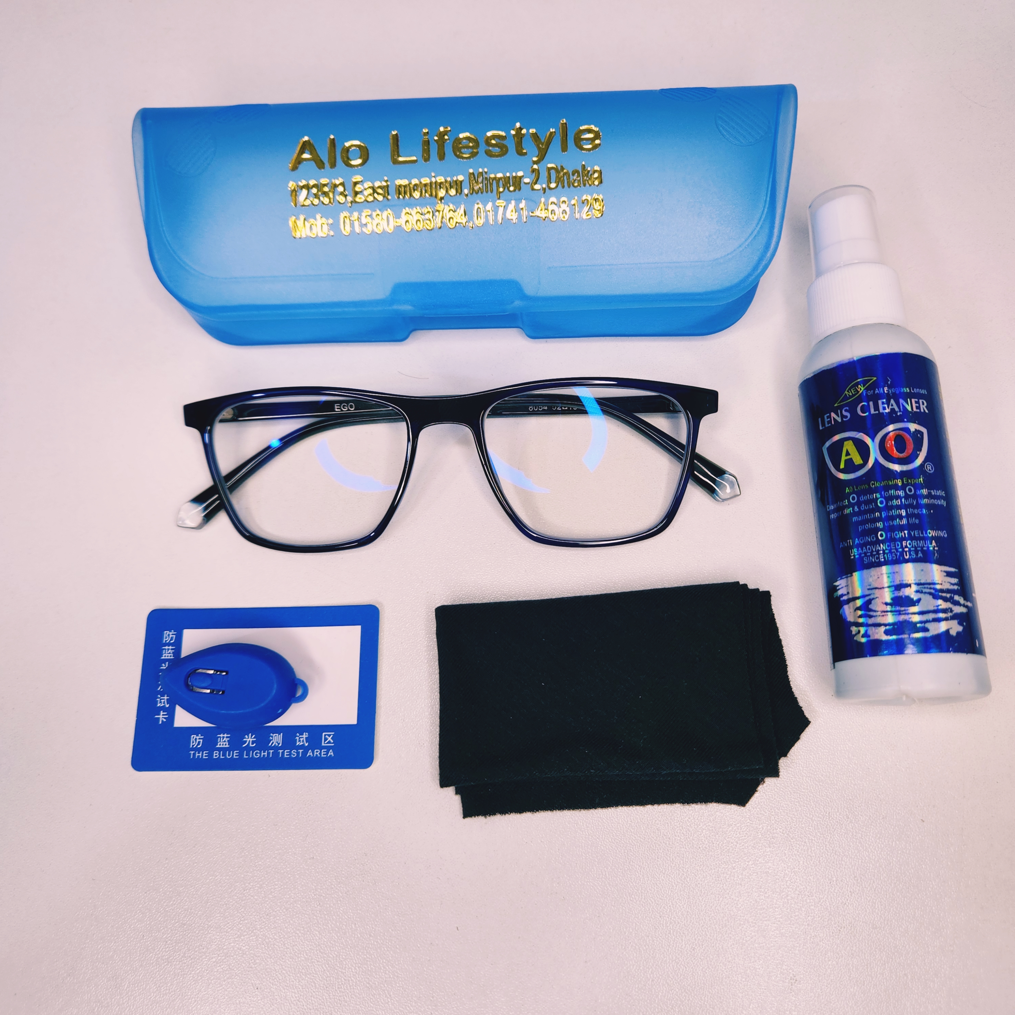 Photosun blue cut glass ps06